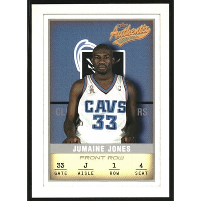 2001-02 Fleer Authentix Front Row Parallel #54 Jumaine Jones