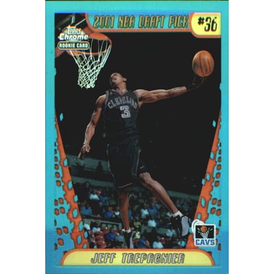 2001-02 Topps Chrome Refractors #158 Jeff Trepagnier