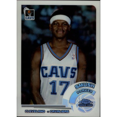 2002-03 Topps Chrome Refractors White Border #143 Smush Parker