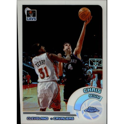 2002-03 Topps Chrome Refractors White Border #97 Chris Mihm
