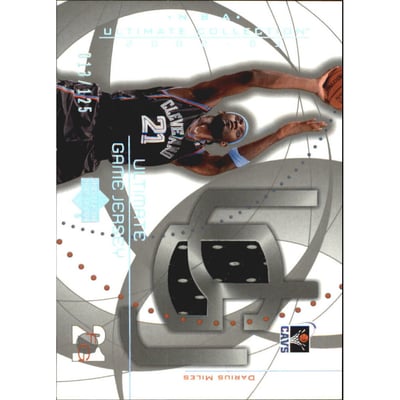 2002-03 Ultimate Collection Jerseys Silver #DM Darius Miles