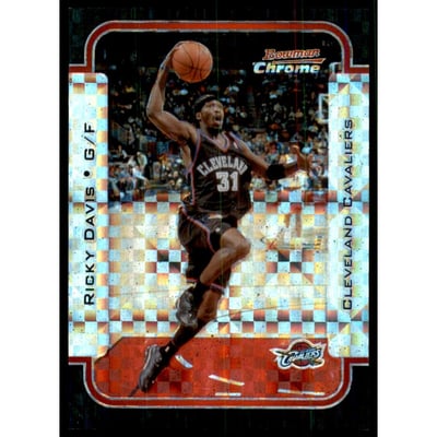 2003-04 Bowman Chrome X-fractors #5 Ricky Davis