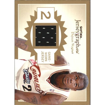 2003-04 SkyBox Autographics Jerseygraphics Gold #DW3 Dajuan Wagner