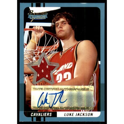 2004-05 Bowman Signature Edition 169 #76 Luke Jackson JSY AU