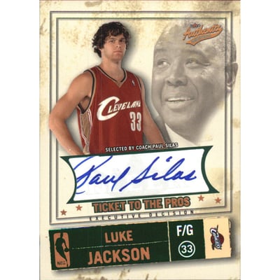 2004-05 Fleer Authentix Parallel 25 #133 Luke Jackson