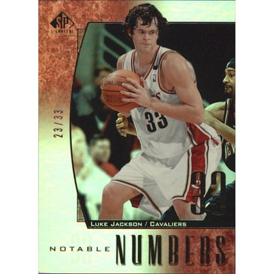 2004-05 SP Signature Edition #183 Luke Jackson/33