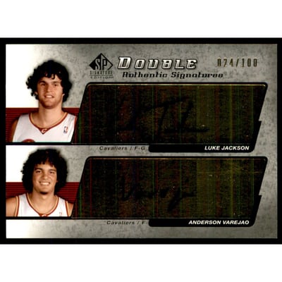 2004-05 SP Signature Edition Signatures Dual #JV Luke Jackson/Anderson Varejao