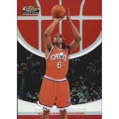 2005-06 Finest Refractors Red #164 Shannon Brown