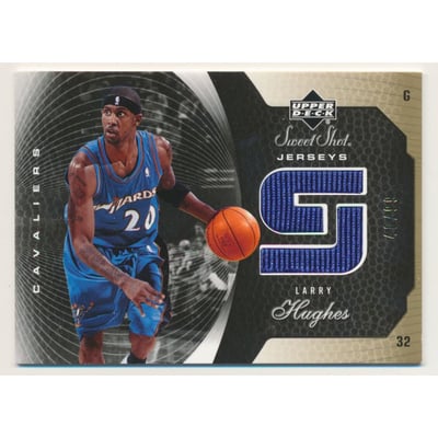 2005-06 Sweet Shot Jerseys Gold #LH Larry Hughes/99