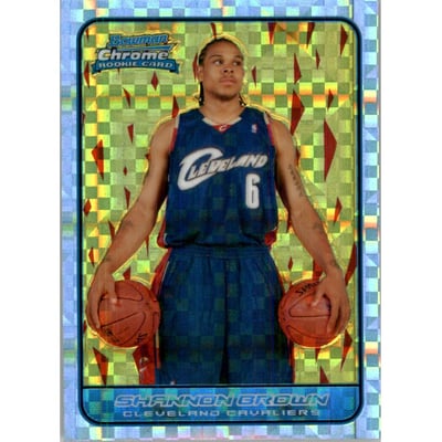 2006-07 Bowman Chrome X-Fractors #134 Shannon Brown