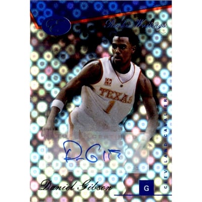 2006-07 Bowman Elevation Rookie Writing Autographs Blue #DG Daniel Gibson/129