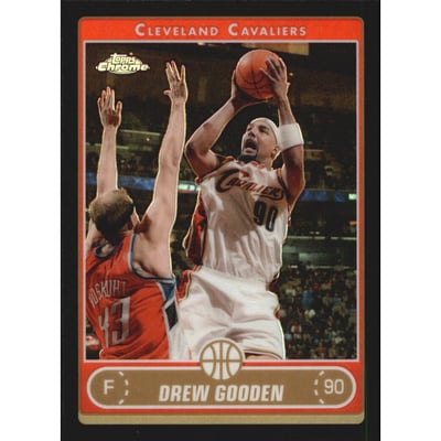 2006-07 Topps Chrome Refractors Black #61 Drew Gooden