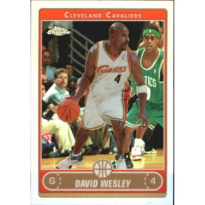 2006-07 Topps Chrome Refractors #125 David Wesley