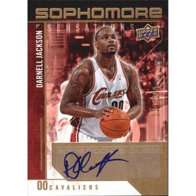 2009-10 Upper Deck Sophomore Sensations Autographs #SSDJ Darnell Jackson