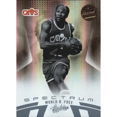2010-11 Absolute Memorabilia Spectrum Platinum #103 World B. Free