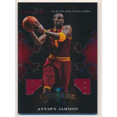 2010-11 Elite Black Box Crusade Materials #80 Antawn Jamison