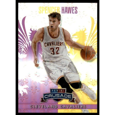 2013-14 Panini Crusade Insert Purple #15 Spencer Hawes