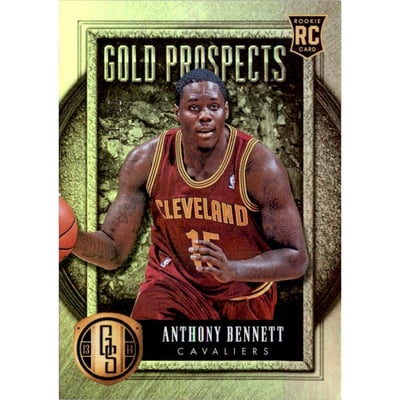 2013-14 Panini Gold Standard Gold Prospects #34 Anthony Bennett