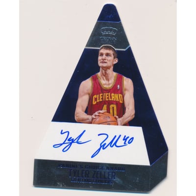 2013-14 Panini Preferred Blue #70 Tyler Zeller PC AU/49
