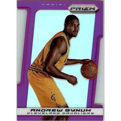 2013-14 Panini Prizm Prizms Purple Die Cut #158 Andrew Bynum