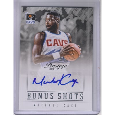 2013-14 Prestige Bonus Shots Autographs #100 Michael Cage