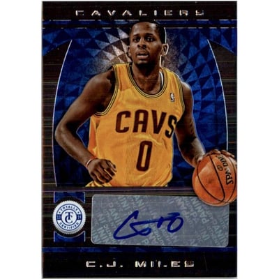 2013-14 Totally Certified Autographs Blue #245 C.J. Miles/49 EXCH