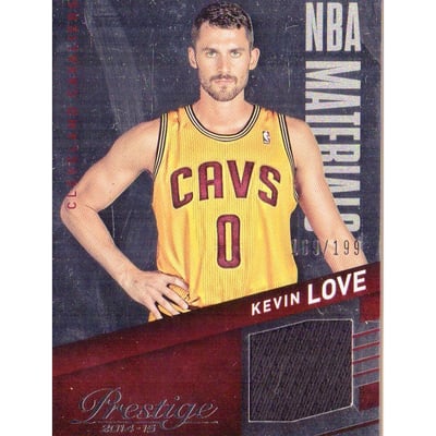 2014-15 Prestige Plus NBA Materials #15 Kevin Love/199