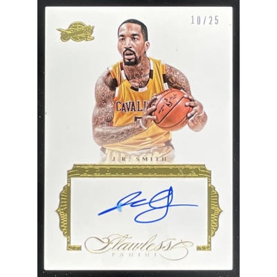 2015-16 Panini Flawless Premium Ink #PI-JS J.R. Smith Auto /25