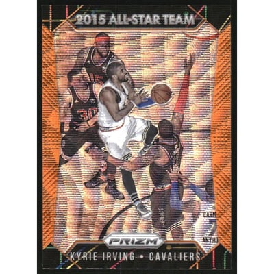 2015-16 Panini Prizm Prizms Orange Wave #359 Kyrie Irving AS