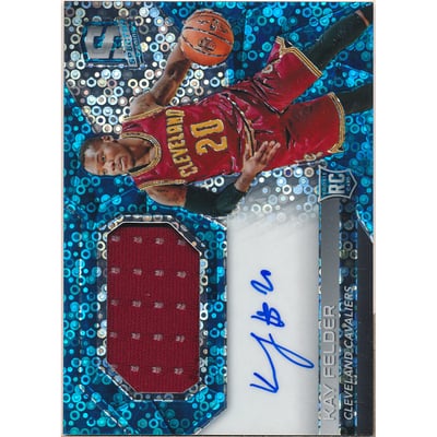 2016-17 Panini Spectra Neon Blue #129 Kay Felder JSY AU