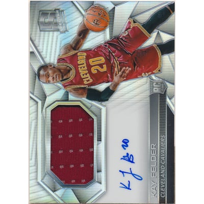 2016-17 Panini Spectra #129 Kay Felder JSY AU RC