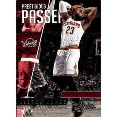2016-17 Prestige Prestigious Passers #9 LeBron James