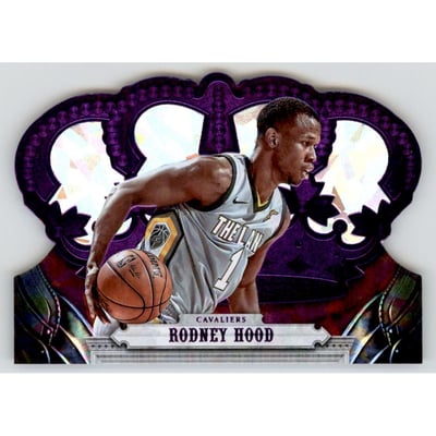 2017-18 Crown Royale Crystal Purple #96 Rodney Hood