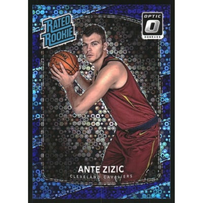 2017-18 Donruss Optic Fast Break Purple #186 Ante Zizic RR