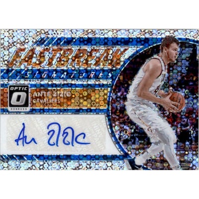 2017-18 Donruss Optic Fast Break Signatures #67 Ante Zizic