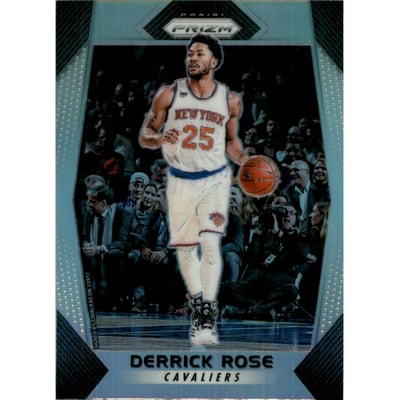 2017-18 Panini Prizm Prizms Silver #195 Derrick Rose