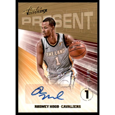 2018-19 Absolute Memorabilia Present Autographs #2 Rodney Hood/49