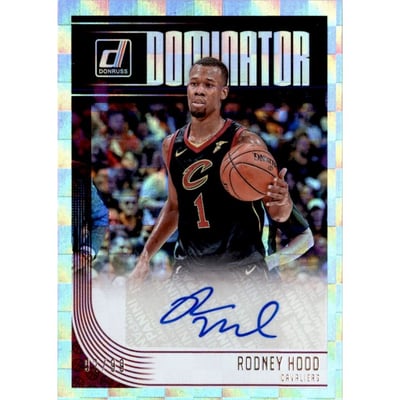2018-19 Donruss Dominator Signatures #30 Rodney Hood/99