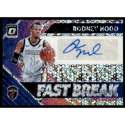 2018-19 Donruss Optic Fast Break Signatures #39 Rodney Hood