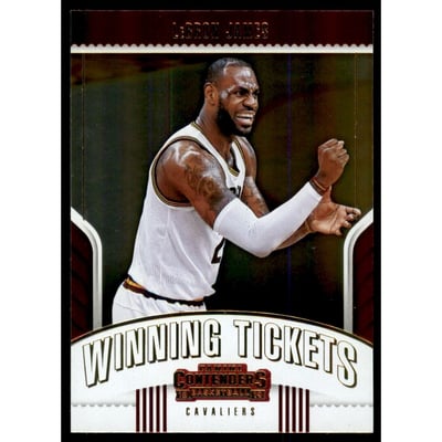 2018-19 Panini Contenders Winning Tickets #20 LeBron James