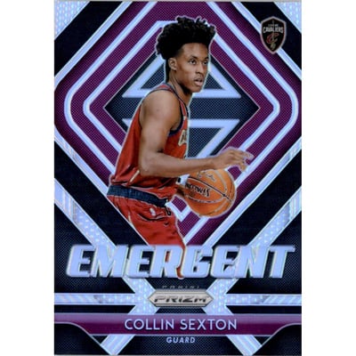 2018-19 Panini Prizm Emergent Prizms Silver #8 Collin Sexton