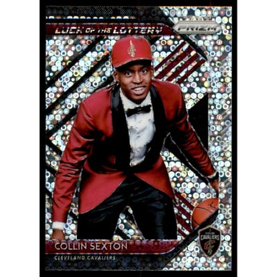 2018-19 Panini Prizm Luck of the Lottery Prizms Fast Break #8 Collin Sexton