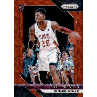2018-19 Panini Prizm Prizms Choice Red #19 Billy Preston