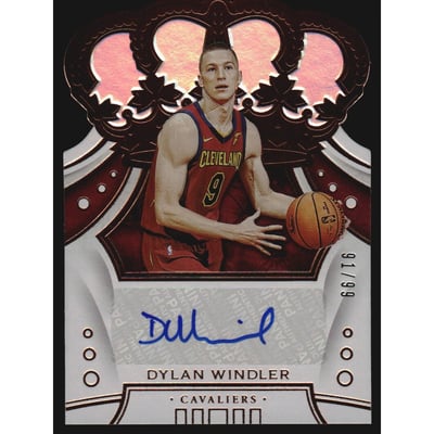 2019-20 Crown Royale Crown Rookie Autographs #8 Dylan Windler/99