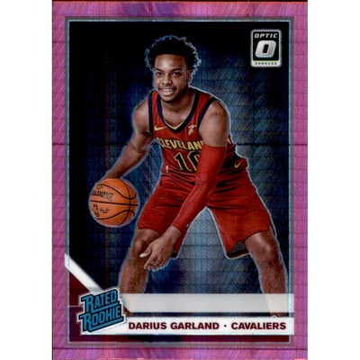2019-20 Donruss Optic Hyper Pink #195 Darius Garland RR