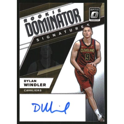 2019-20 Donruss Optic Rookie Dominators Signatures #12 Dylan Windler/49