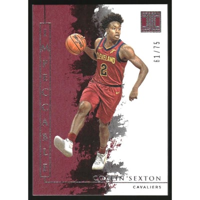 2019-20 Panini Impeccable Silver #49 Collin Sexton