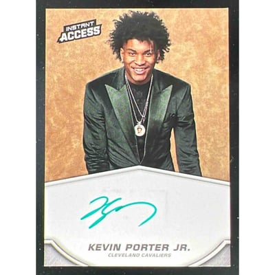 2019-20 Panini Instant Access Green Ink #27 Kevin Porter Jr Autograph Auto /10