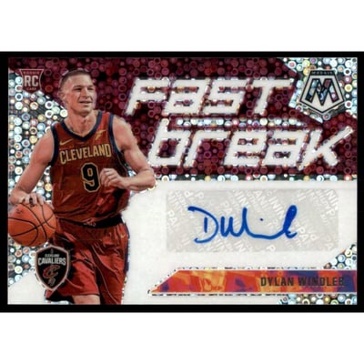 2019-20 Panini Mosaic Autographs Fast Break #99 Dylan Windler