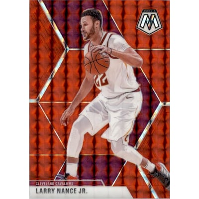2019-20 Panini Mosaic Mosaic Choice Red Fusion #187 Larry Nance Jr.